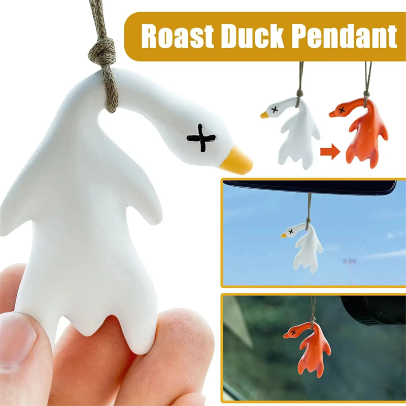 UV Color-Changing Roast Duck Pendant