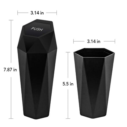 2025 Stylish Car Trash Can with Lid