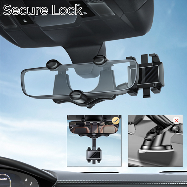 Rotatable & Extendable Car Phone Holder